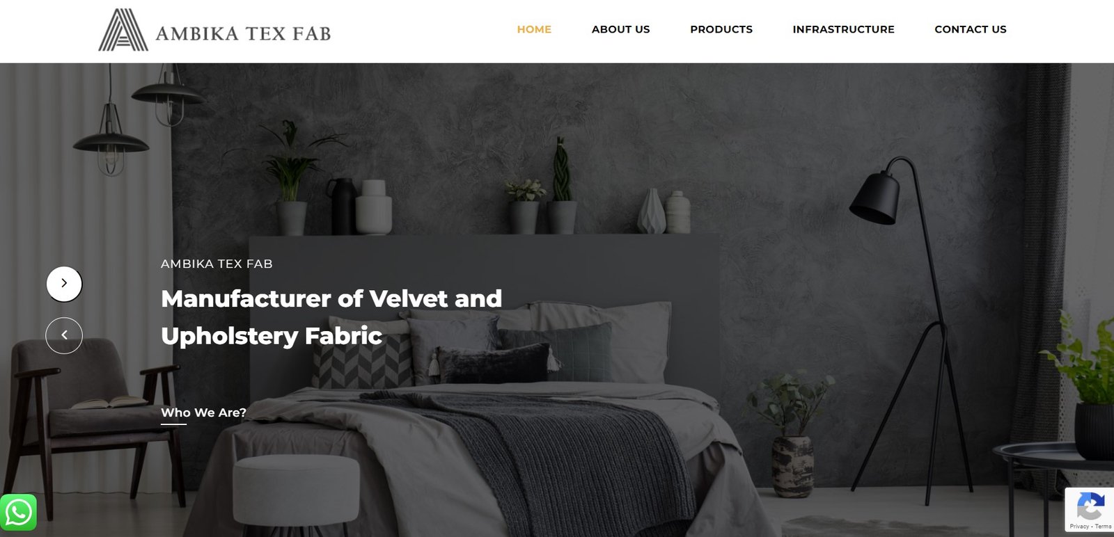 Manufacturer of Velvet and Upholstery Fabric - Website design by Cloudsware